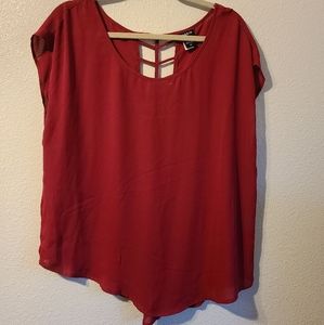 Torrid Red Blouse size 00